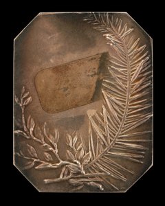 Branches entrelacées de laurier et de verdure [verso], 1897