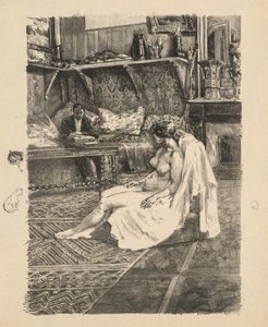 La Séance de modèle, vers 1895