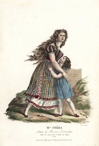 Ballerine Mlle Marie Cheza en Jenny dans le ballet-pantomime Jenny de Jean-Louis Aumer, Panorama Dramatique