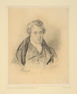 Portrait de Richard Parkes Bonington, vers 1825-30 - Alexandre Marie Colin