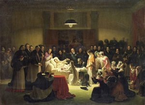 Les derniers moments de Charles-Ferdinand de France (1778-1820) dans la salle d