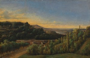 Vue de Saint-Cloud, près de la Seine - Alexandre Pau de Saint Martin