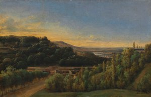 Vue de Saint-Cloud, près de la Seine - Alexandre Pau de St. Martin