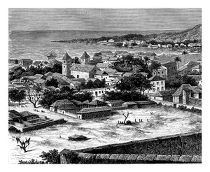 São Paulo, Luanda, Angola, XIXe siècle - Alexandre de Bar