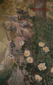 Panneaux décoratifs des quatre saisons : printemps - Alexandre de Riquer