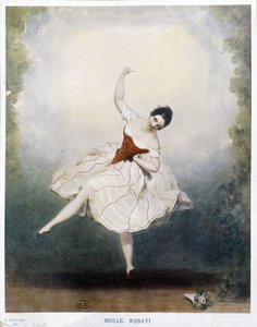 Danse classique : Mlle Rosati en 1848