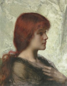 Une beauté auburn - Alexei Alexevich Harlamoff