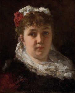 Portrait de la chanteuse d