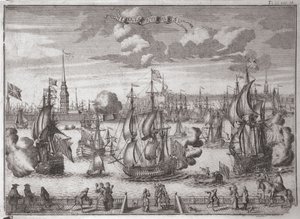 Vue de Saint-Pétersbourg, 1727 - Alexei Fyodorovich Zubov