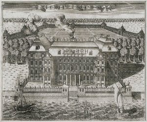 Le manoir du prince Alexandre Menchikov, 1717 - Alexei Ivanovich Rostovtsev