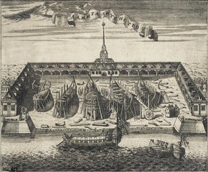 Vue du chantier naval de l