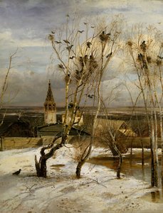 Les corbeaux sont revenus - Alexei Kondratievich Savrasov