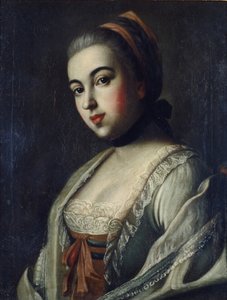 Portrait de la comtesse Anna Vorontsova 1743-1769, 1761 - Alexei Petrovich Antropov