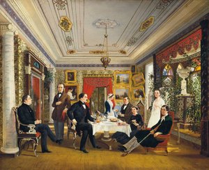 À la table de thé