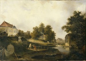 Vue du domaine de campagne Modest Rezvois Marienhof près de Saint-Pétersbourg - Alexei Yakovlevich Voloskov