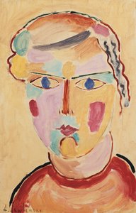 Fille, apparence lumineuse - Alexej von Jawlensky