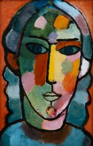 Tête de fille; Madchenkopf, vers 1915-16