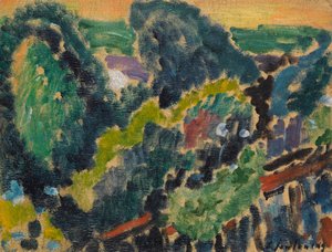 Paysage au lac Léman, vers 1914