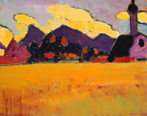 Paysage près de Murnau, c.1910 - Alexej von Jawlensky