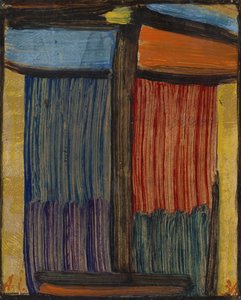 Méditation sur fond doré - Alexej von Jawlensky