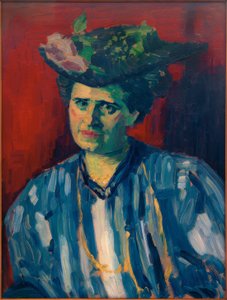 Portrait de Hedwig Kubin - Alexej von Jawlensky
