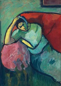 Femme assise, 1909 - Alexej von Jawlensky