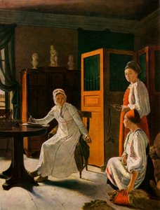 La femme du propriétaire terrien le matin, 1823, 1965 - Alexey Venetsianov