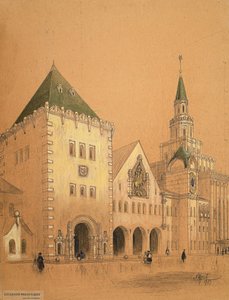 Projet de la gare de Kazansky à Moscou, 1913 - Alexey Viktorovich Shchusev