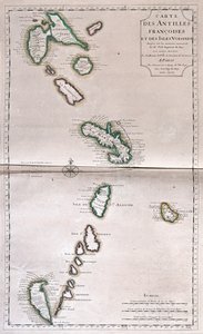 Antille francesi et îles proches - par A - Alexis Hubert Jaillot
