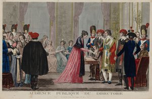Audience publique du Directoire, ca 1797