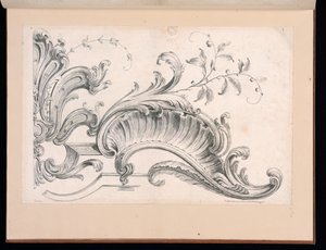Conception pour Décoration Rocaille, planche 4 dans Seconde Partie de divers Ornements