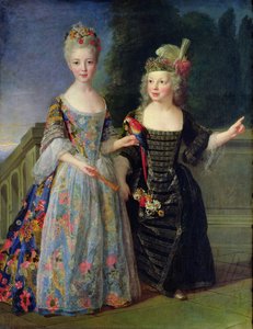 Catherine-Eleonore de Bethisy (1707-67) et son frère, Eugene-Eleanore (1709-81) - Alexis Simon Belle