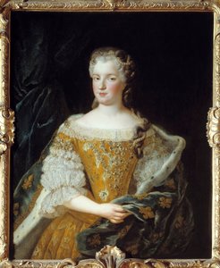 Portrait de la reine Marie Leszczynska (1703-1768) - Alexis Simon Belle