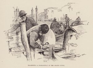 Traghetto, un passage du Grand Canal - Alezzandro Zezzos