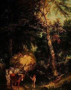 Traversée du ruisseau - Alfred Edward Chalon