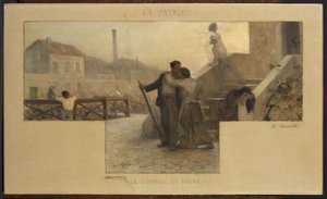 Esquisse pour la salle des mariages de la mairie d