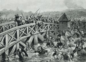 La Bataille de Stamford Bridge, 25 septembre - Alfred (after) Pearse