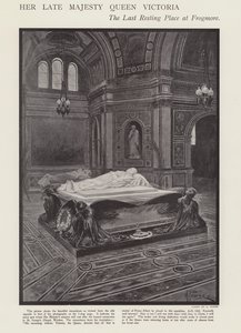 Le dernier lieu de repos de la reine Victoria à Frogmore - Alfred (after) Pearse