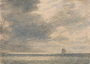 Soirée en mer - Alfred Abram Constable