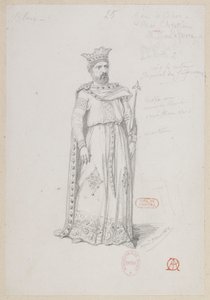 Halévy - La magicienne - maquettes de costumes par Alfred Albert - 25. Jeu d
