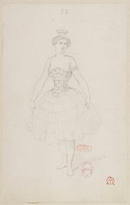 Halévy - La magicienne - maquettes de costumes par Alfred Albert - 28. (Jeu d