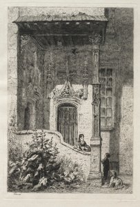 Maison dite de la Reine Blanche, rue Saint-Hippolyte - Alfred Alexandre Delauney