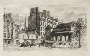 Marché aux veaux en démolition