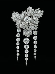 Broche "Feuilles de Groseillier", vers 1855