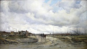 French: Les abords du bassin du Lazaret. - Alfred Casile