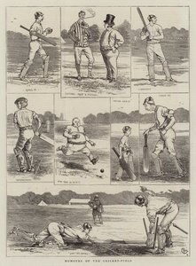 Humours du terrain de cricket - Alfred Chantrey Corbould