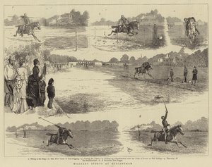 Sports Militaires à Hurlingham - Alfred Chantrey Corbould