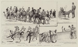 Exposition de la Société anglaise du cheval à Olympia - Alfred Chantrey Corbould