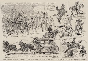 Le Far West sous le marteau, Vente de chevaux de Buffalo Bill à Earl