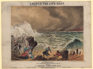 Lancer le bateau de sauvetage - Alfred Concanen